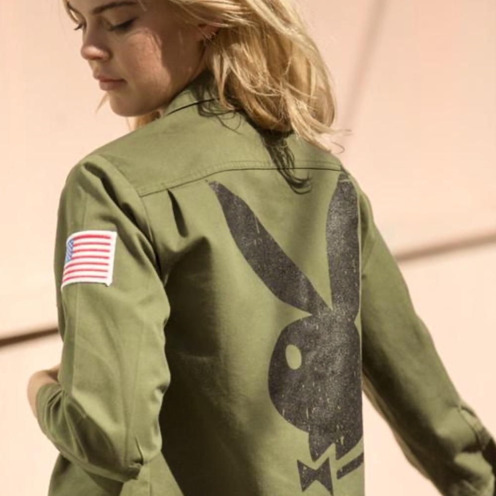 PLAYBOY 💋UNISEX MILITARY FEILD COAT